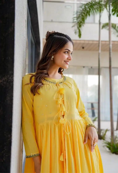 Yellow: Soft Cotton Fabric Kurti