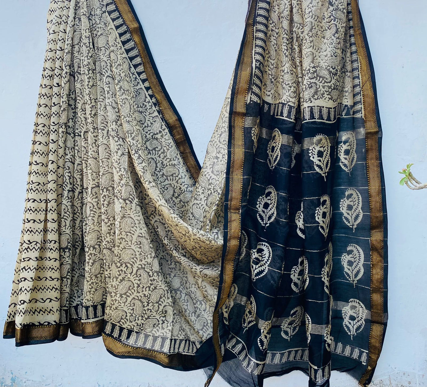 Beautifully Crafted Maheshwari Silk Saree