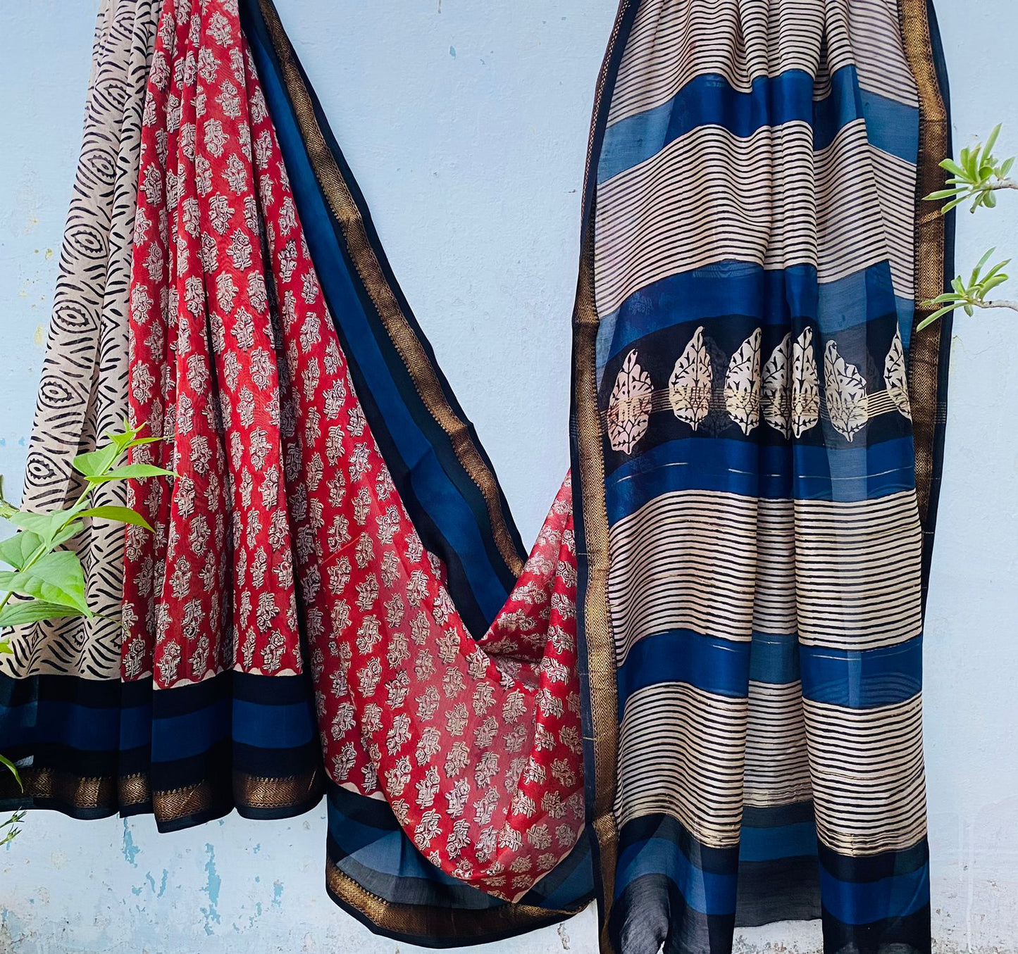 Beautifully Crafted Maheshwari Silk Saree