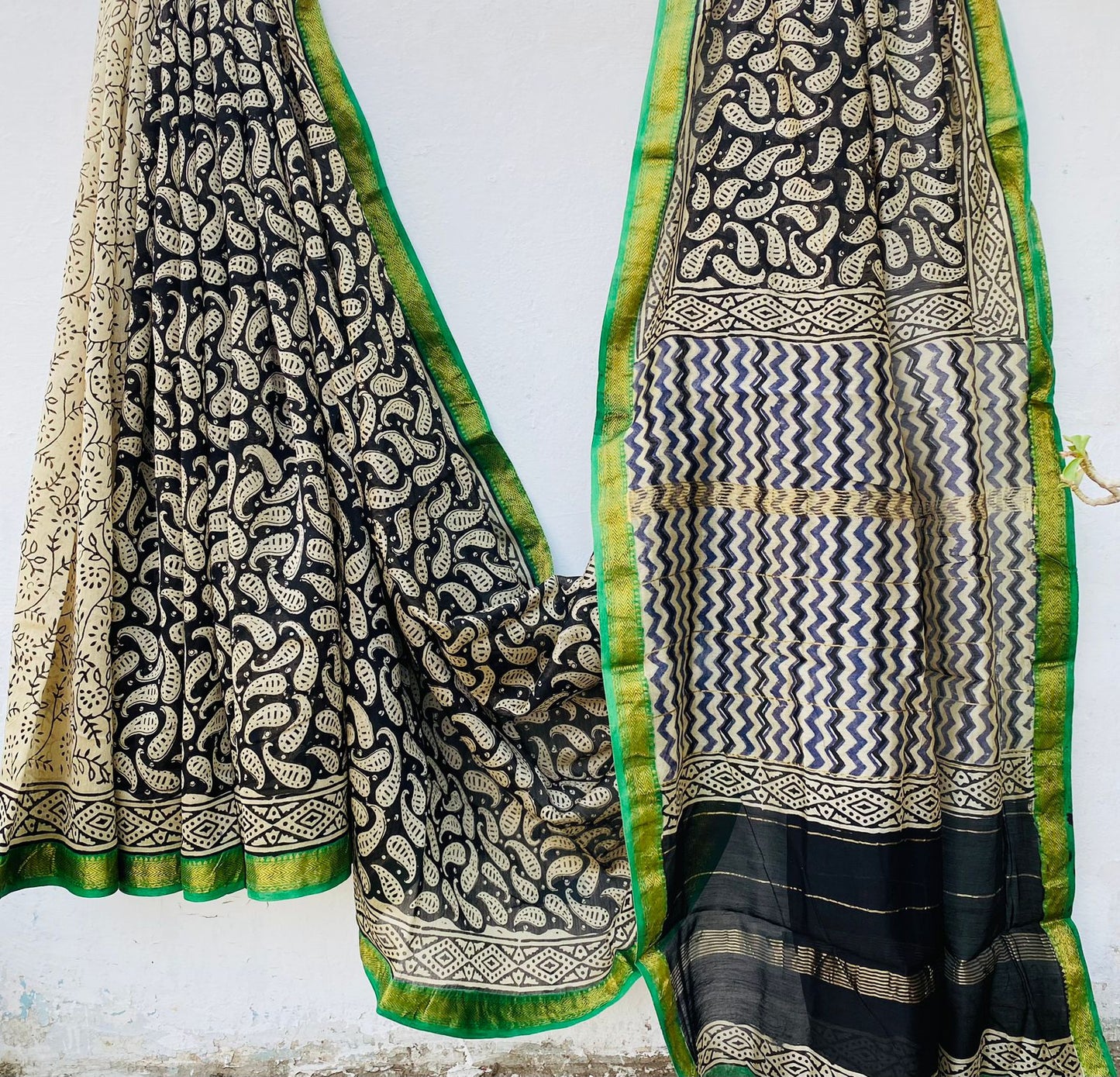 Beautifully Crafted Maheshwari Silk Saree