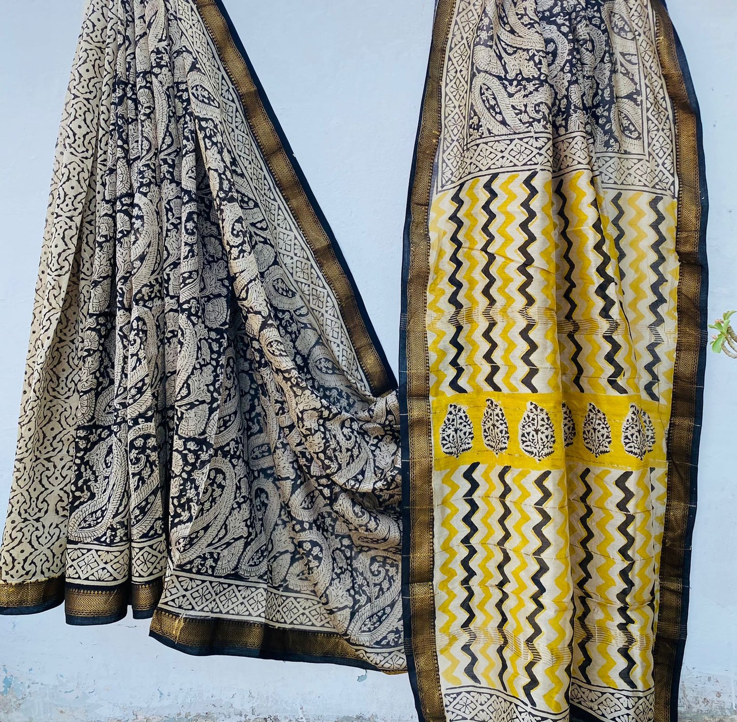 Beautifully Crafted Maheshwari Silk Saree