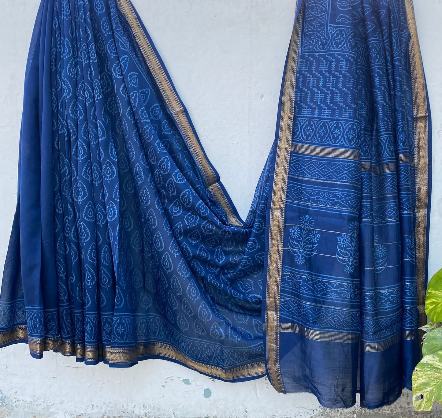 Beautifully Crafted Maheshwari Silk Saree