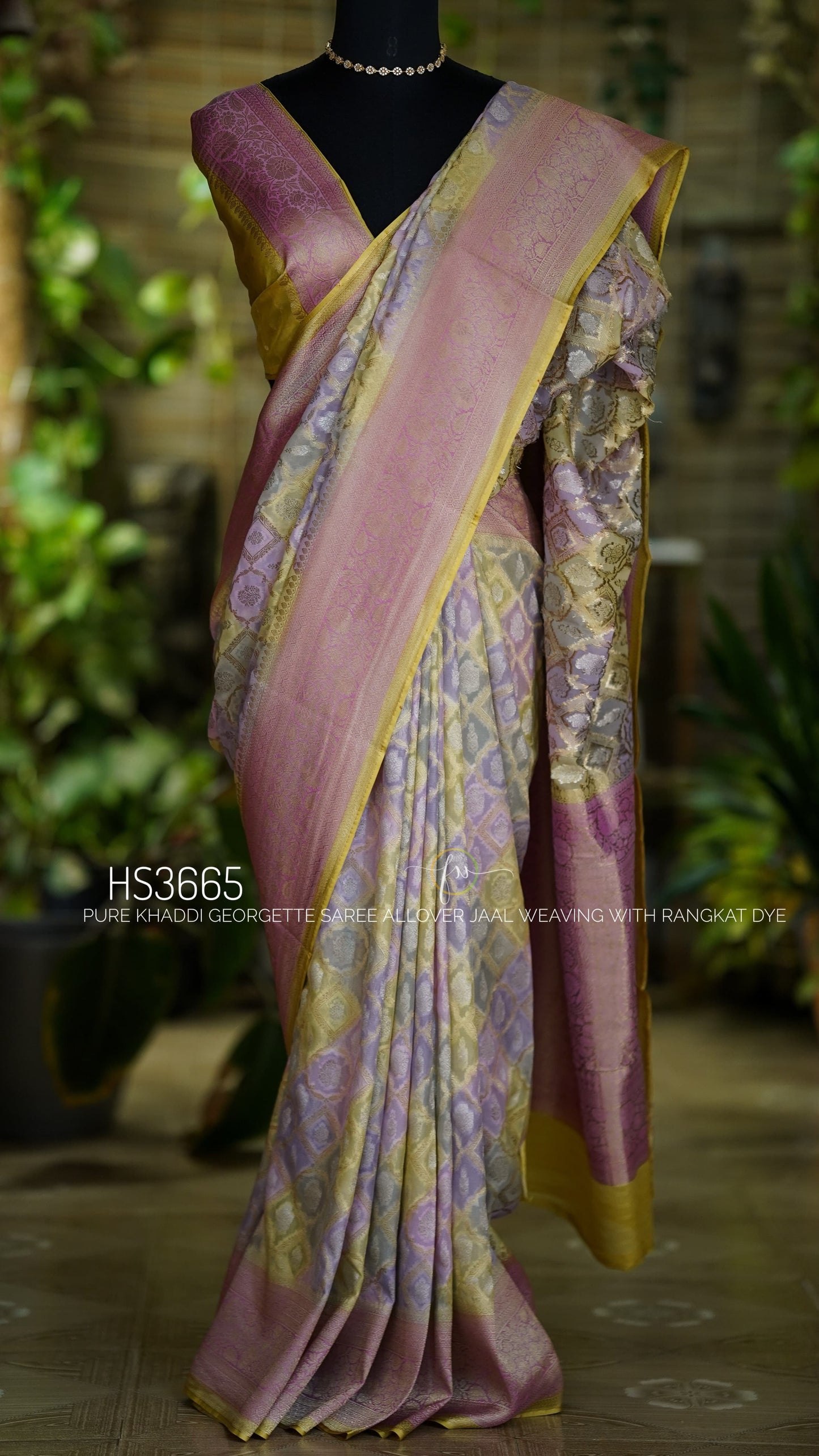 Rangkat Royale Collection: Pure Khaddi Georgette Saree