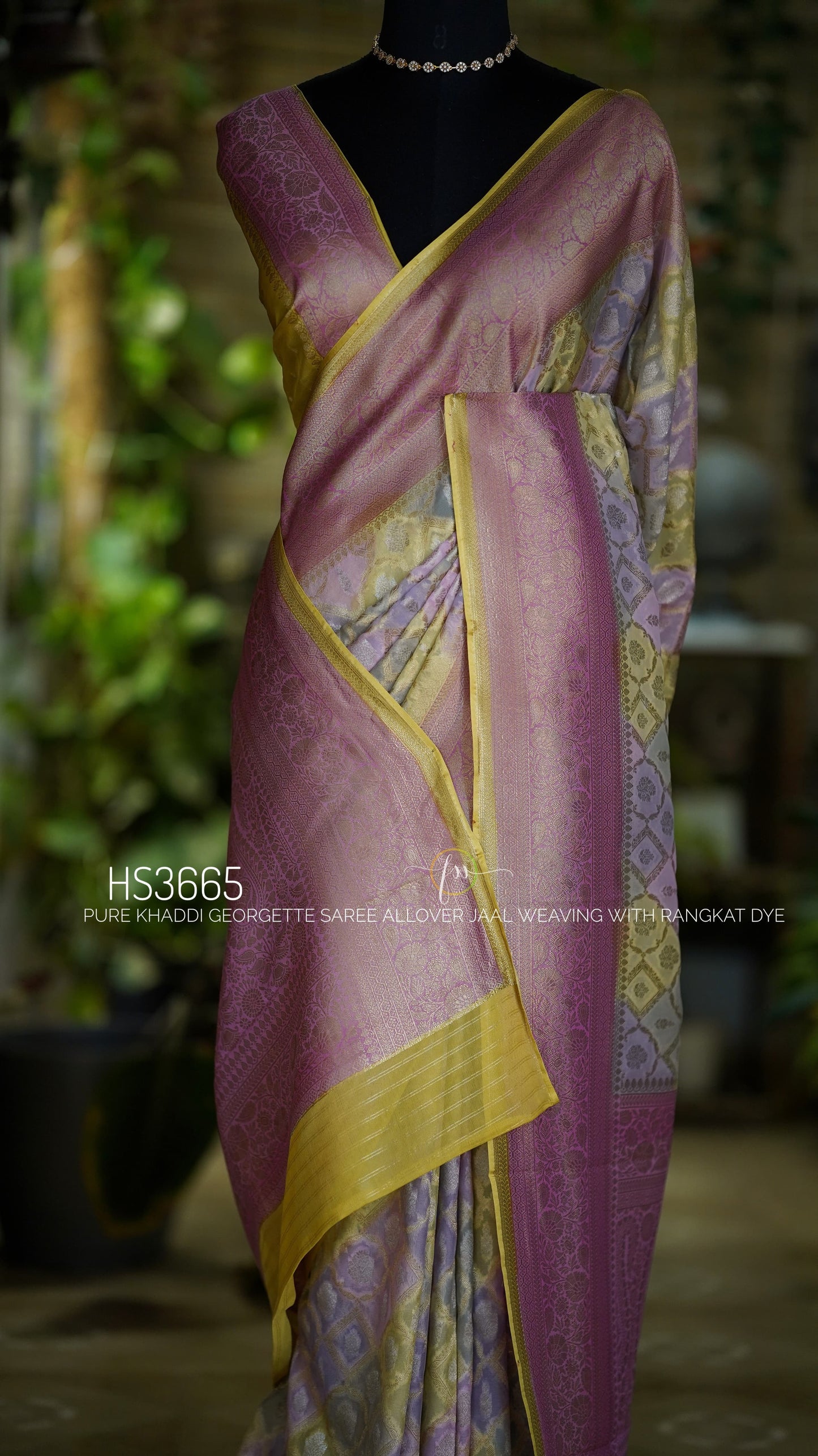 Rangkat Royale Collection: Pure Khaddi Georgette Saree