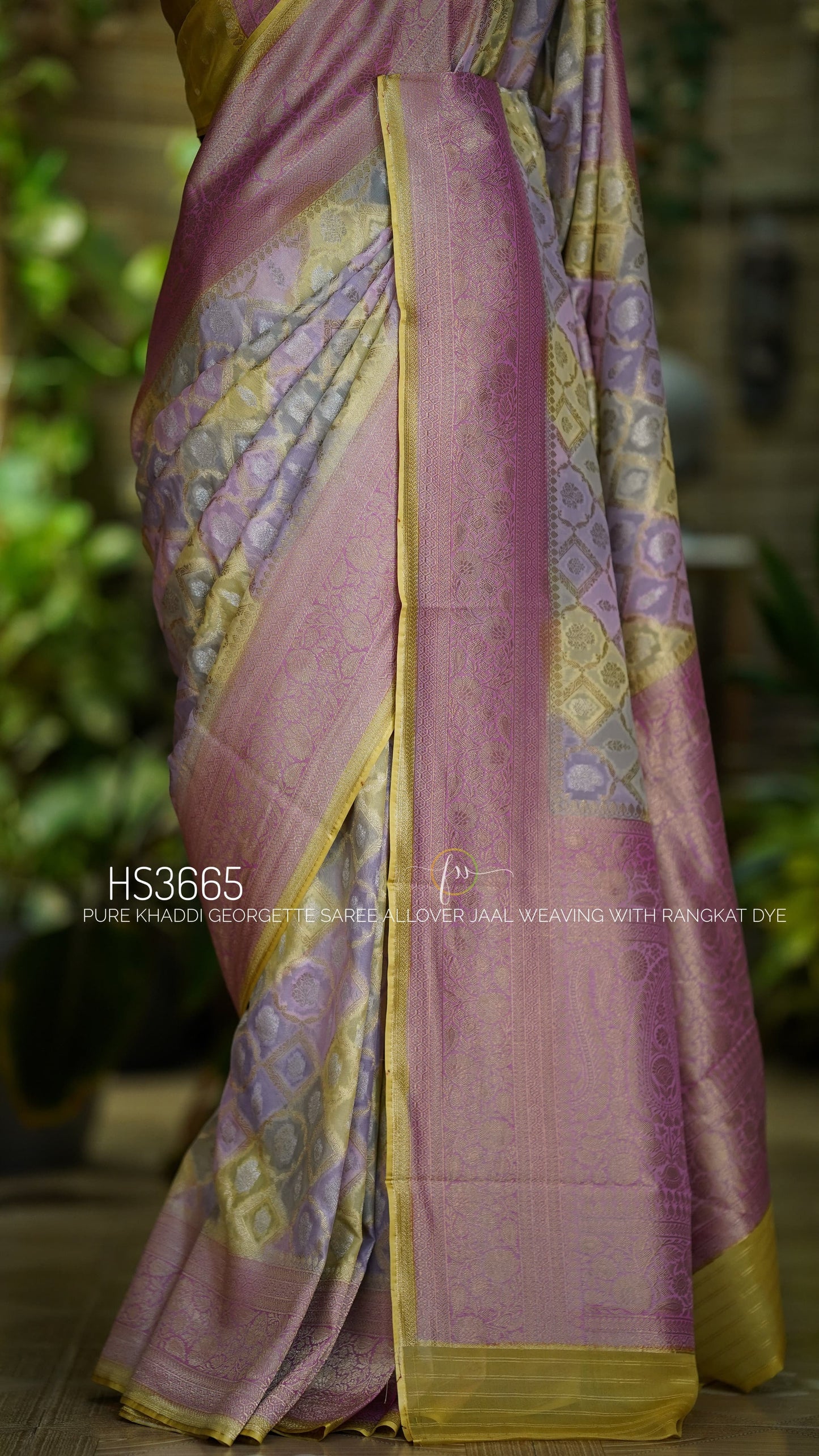 Rangkat Royale Collection: Pure Khaddi Georgette Saree