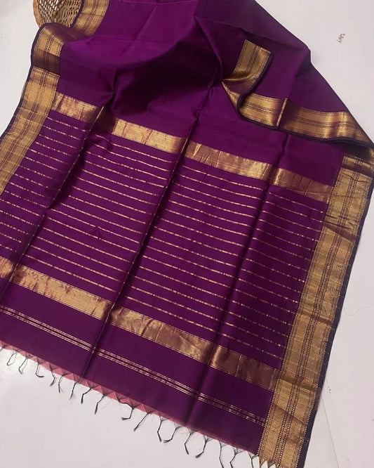 Exclusive Maheshwari Handloom Handwoven Saree