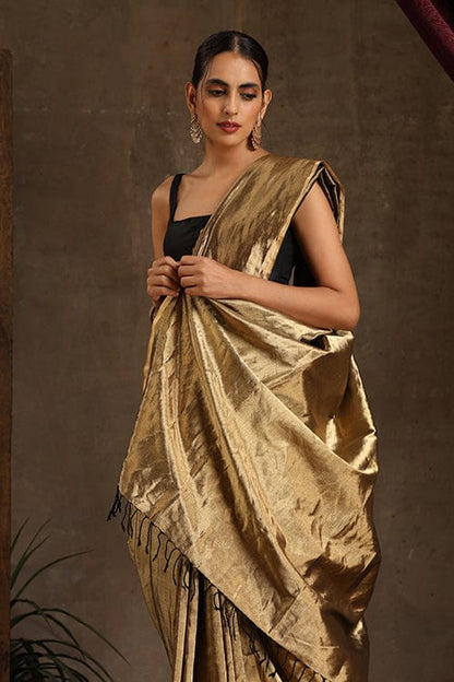 New Premium 4-Paddle Weaving Tissue Saree