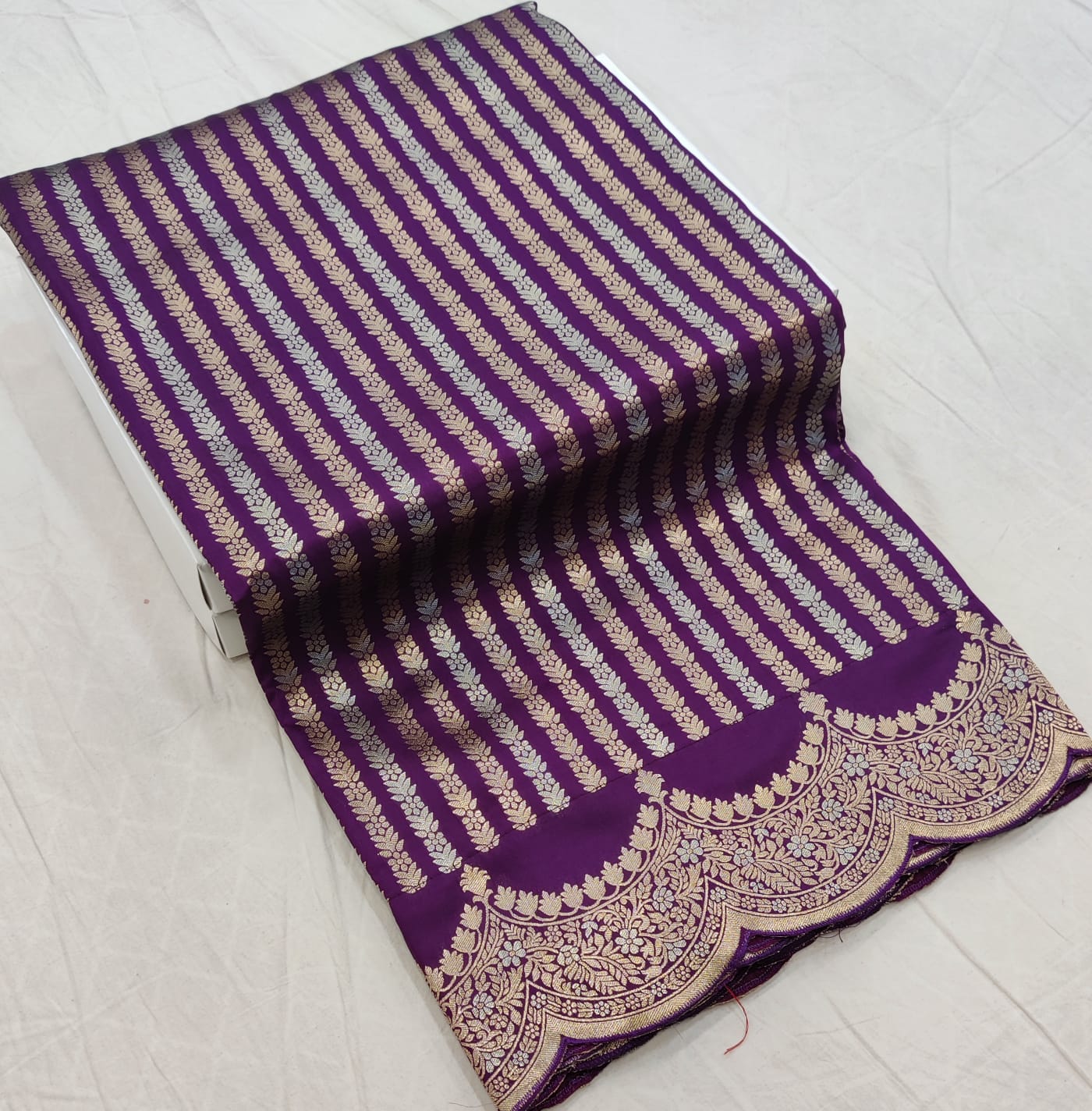 Latest Cut-Work Banarasi Soft Silk Saree