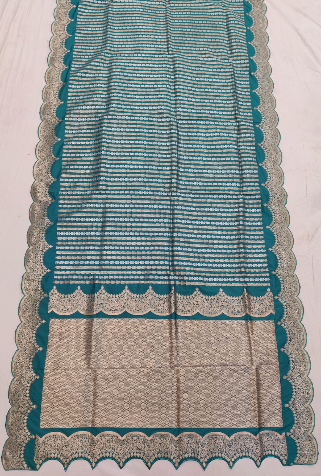 Latest Cut-Work Banarasi Soft Silk Saree