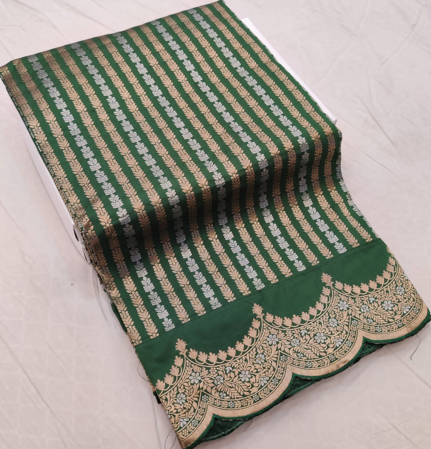 Latest Cut-Work Banarasi Soft Silk Saree