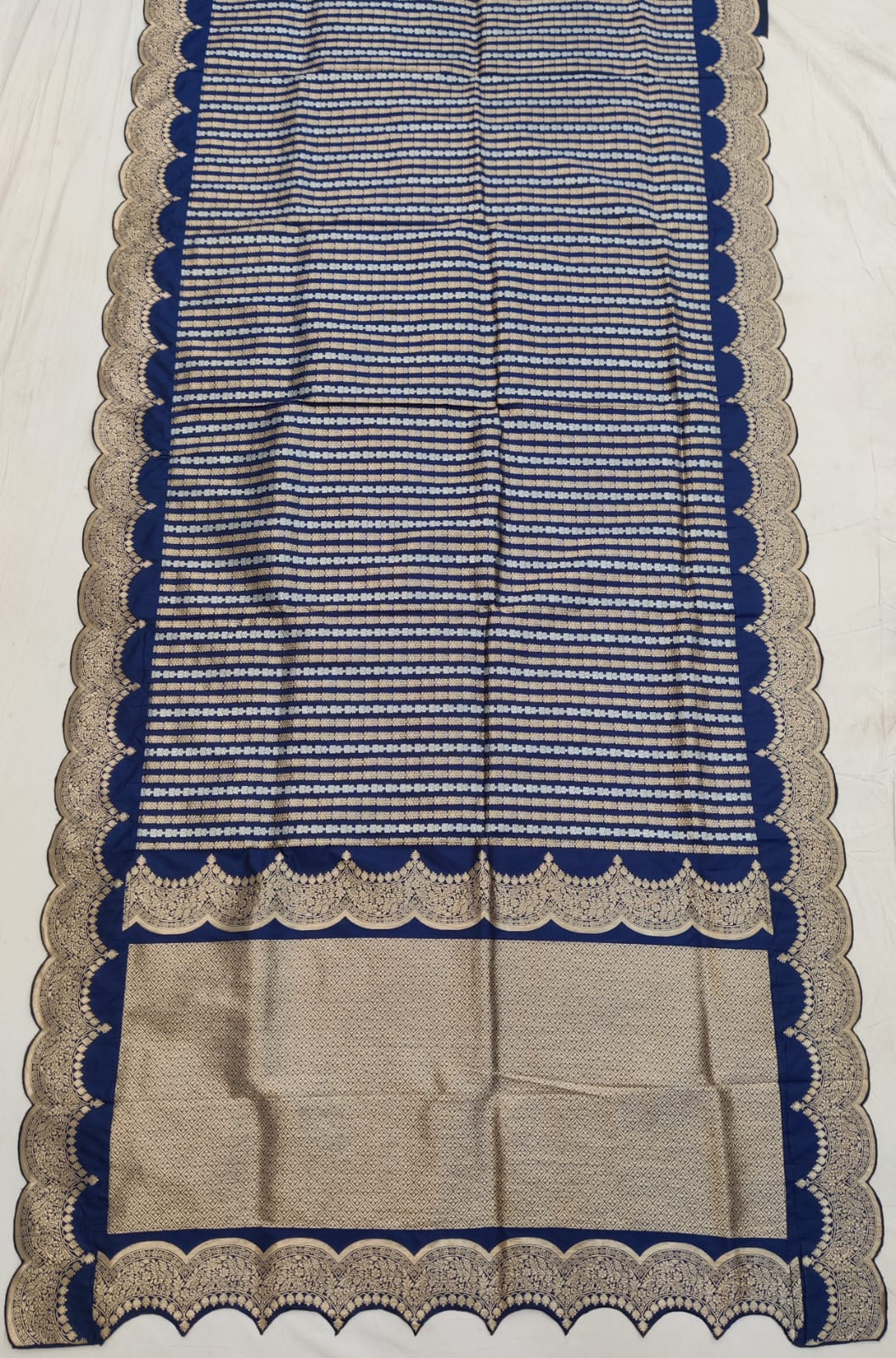 Latest Cut-Work Banarasi Soft Silk Saree