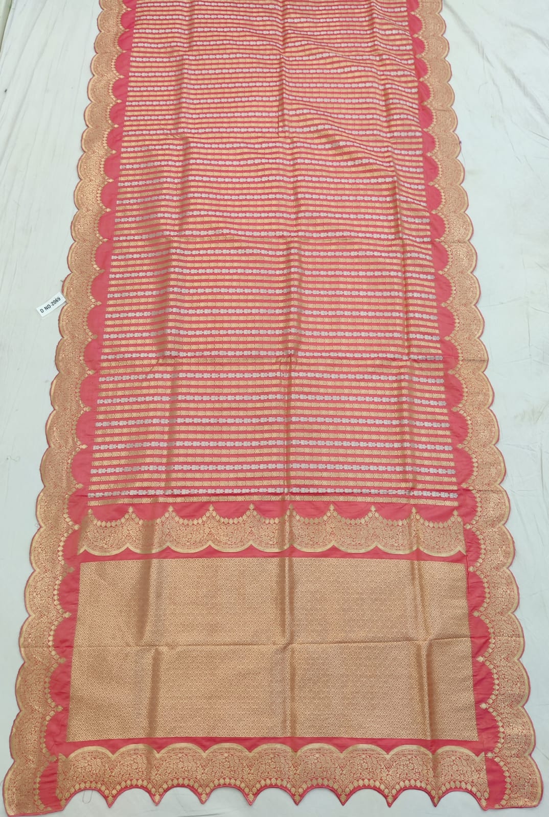 Latest Cut-Work Banarasi Soft Silk Saree