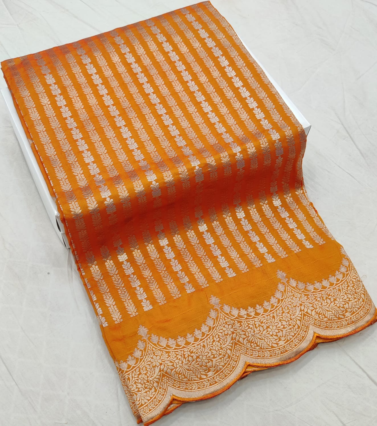 Latest Cut-Work Banarasi Soft Silk Saree