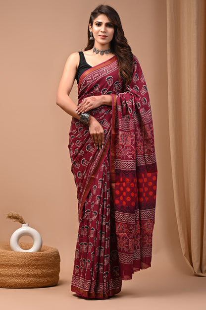 Authentic Collection of Cotton Zari Sarees