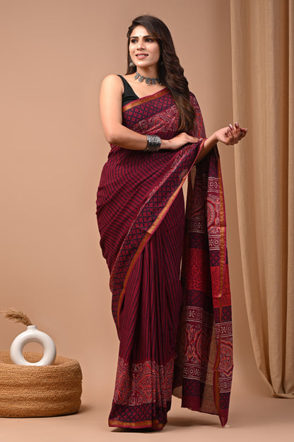 Authentic Collection of Cotton Zari Sarees