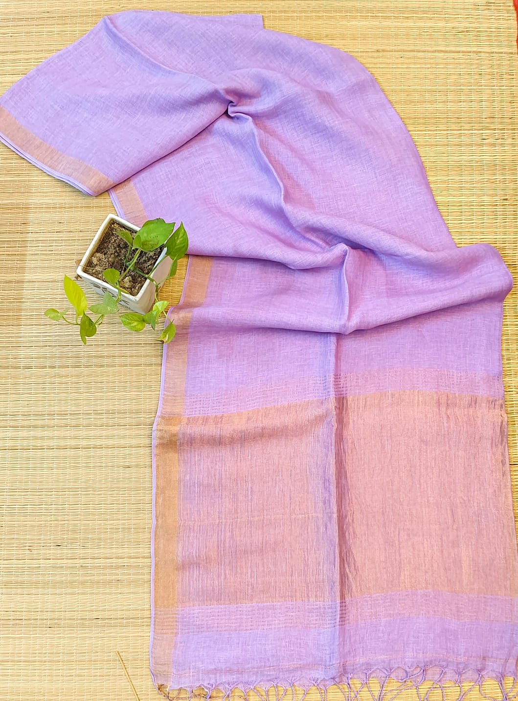 Premium Export Quality Linen Saree