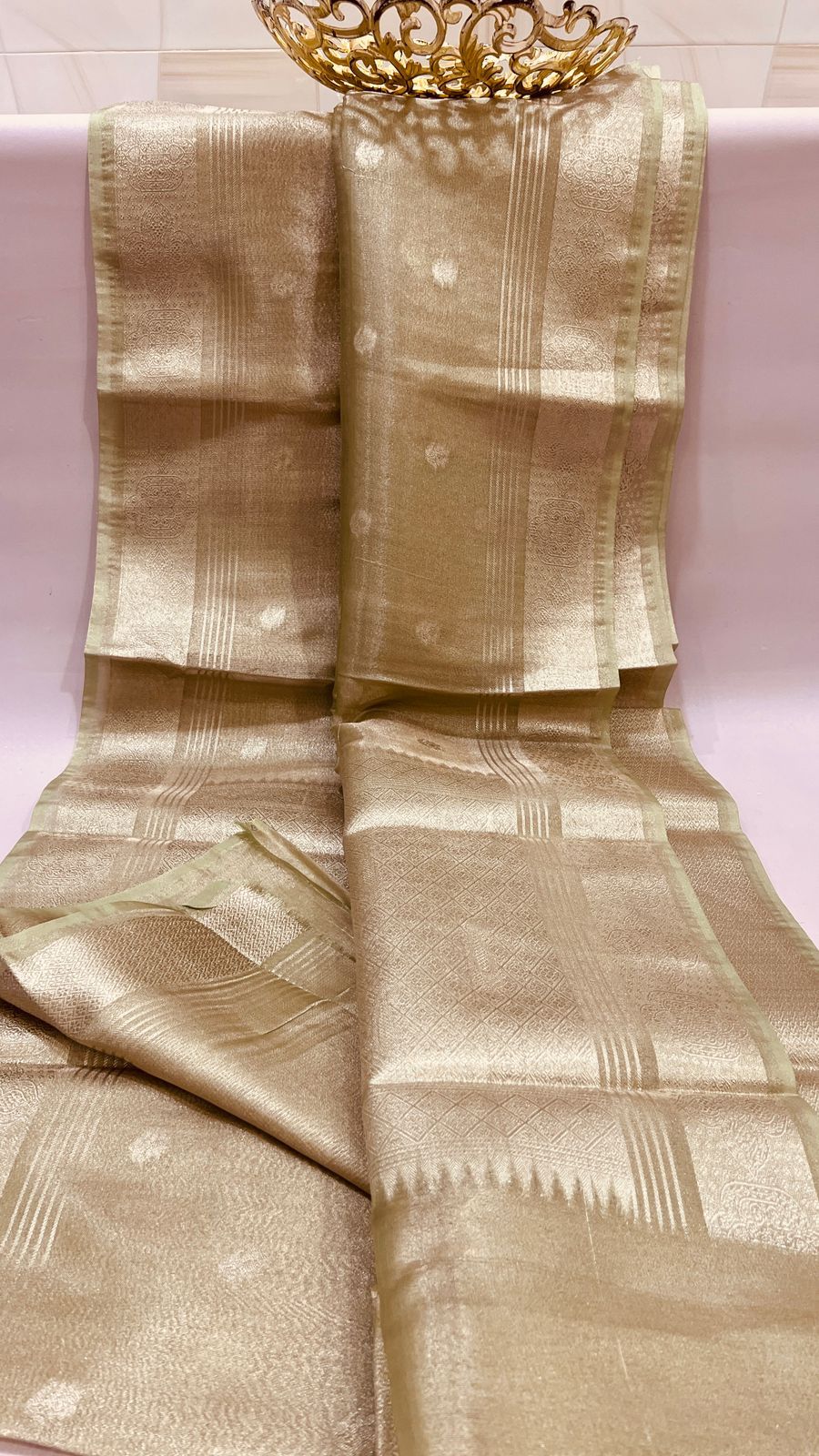 Exclusive Handloom Banarasi Semi Tissue Silk Sarees