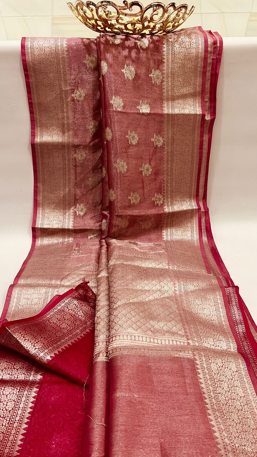 Exclusive Handloom Banarasi Semi Tissue Silk Sarees