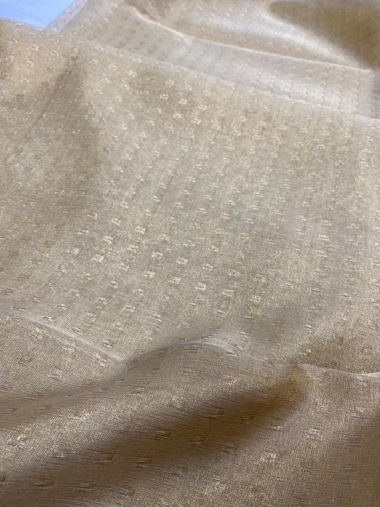 Pure Tussar Tissue Uswa Design Silk Saree