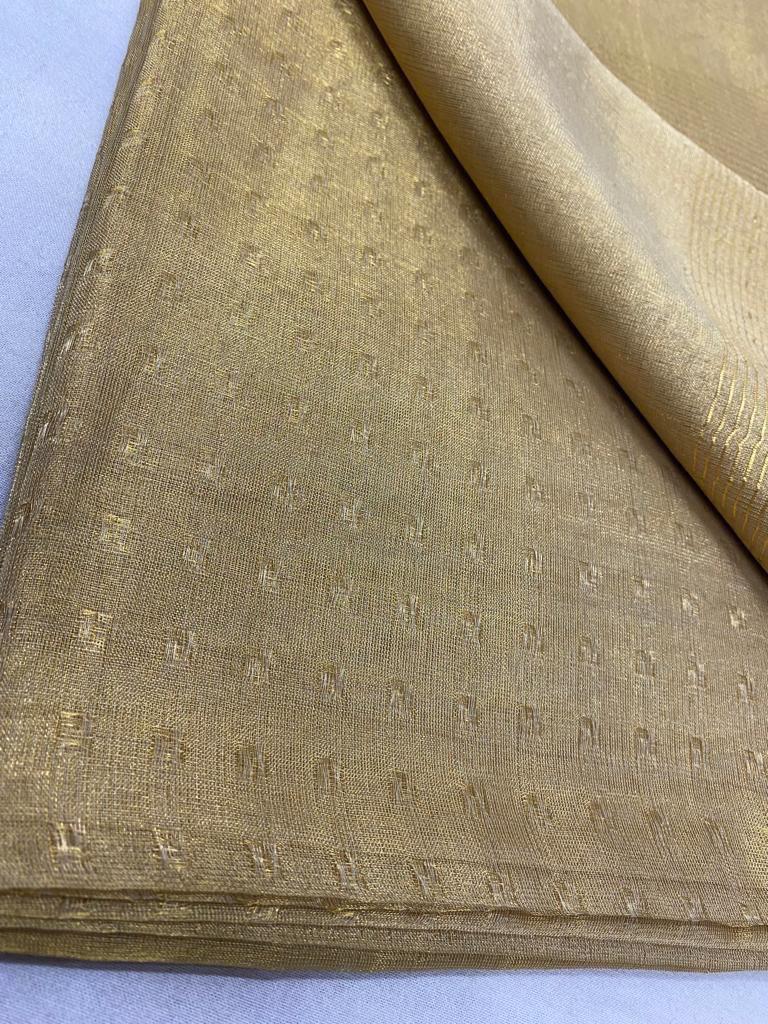 Pure Tussar Tissue Uswa Design Silk Saree