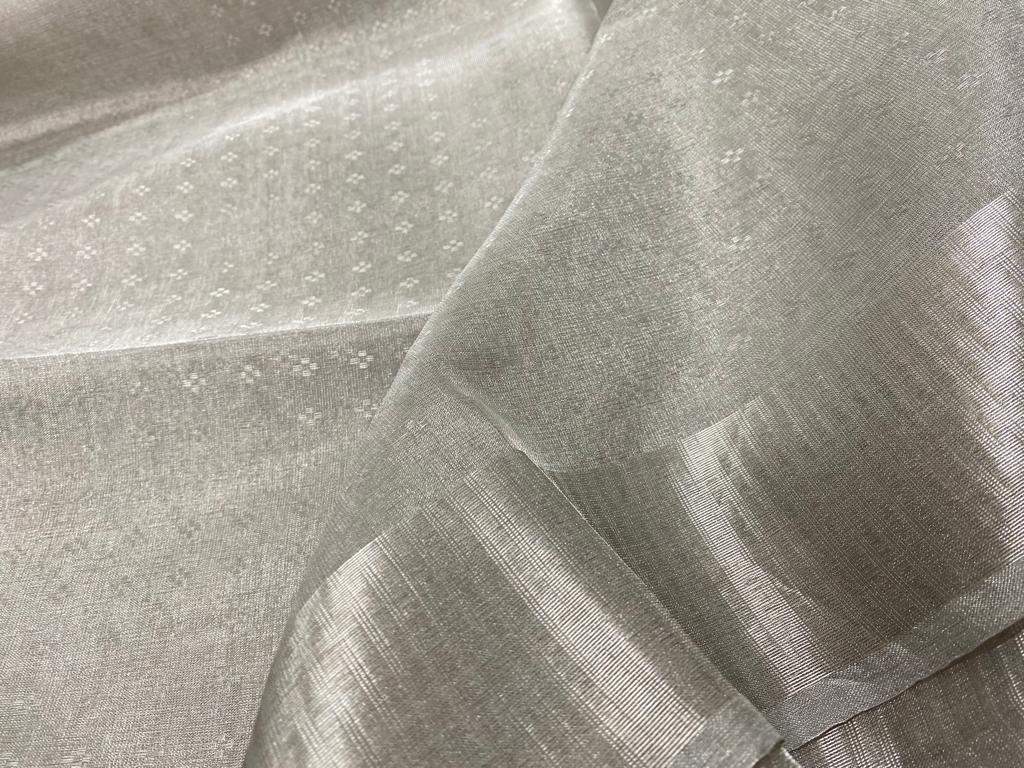 Pure Tussar Tissue Uswa Design Silk Saree