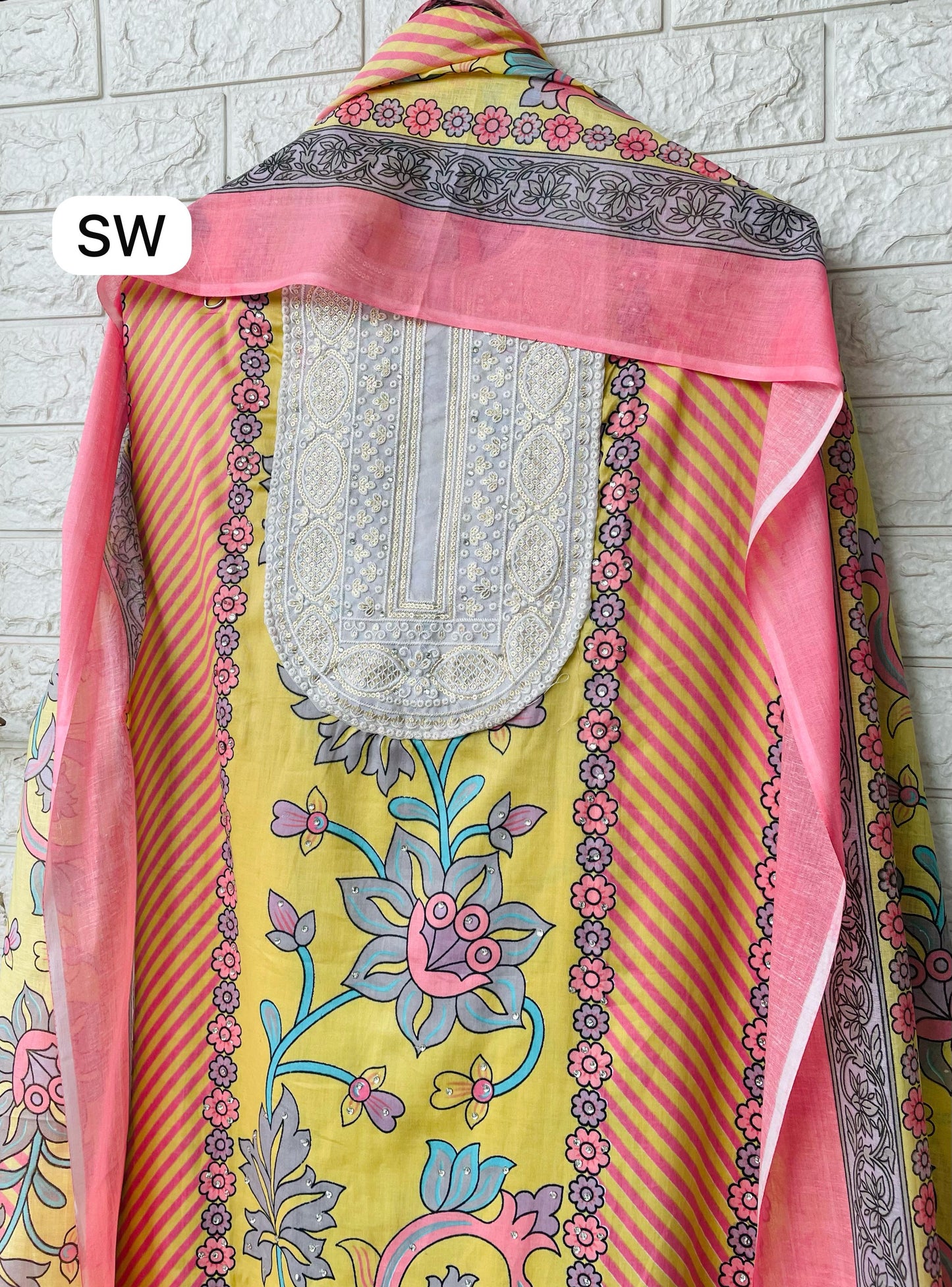 Pure Cotton Printed Unstitched Suit Set