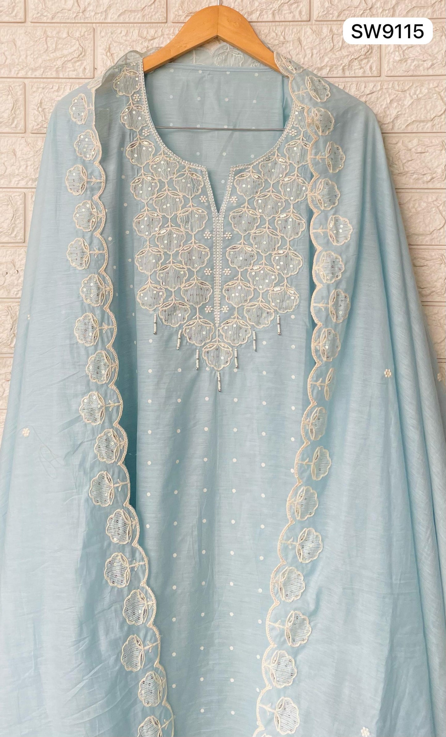 Soft Silk Unstitched Suit Set