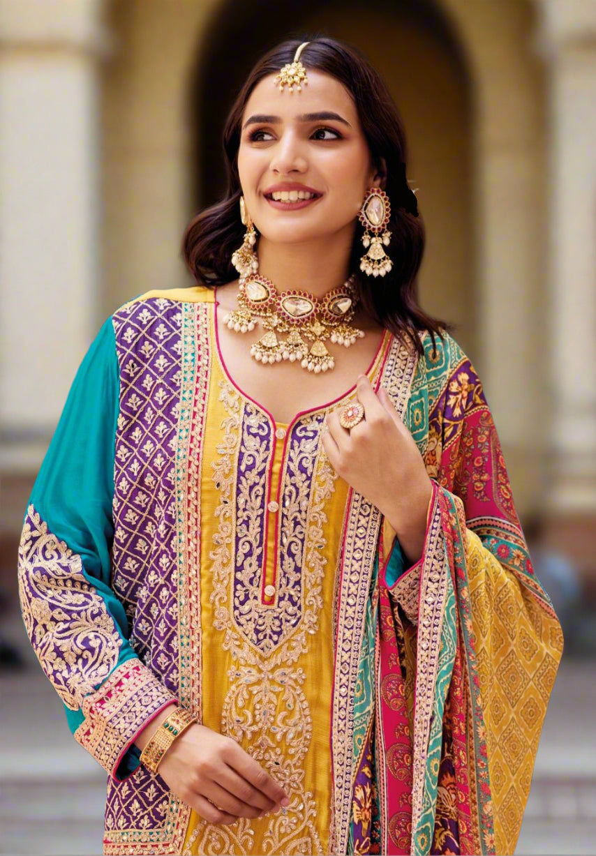 Noorani - Eid Exclusive Chinnon Suit